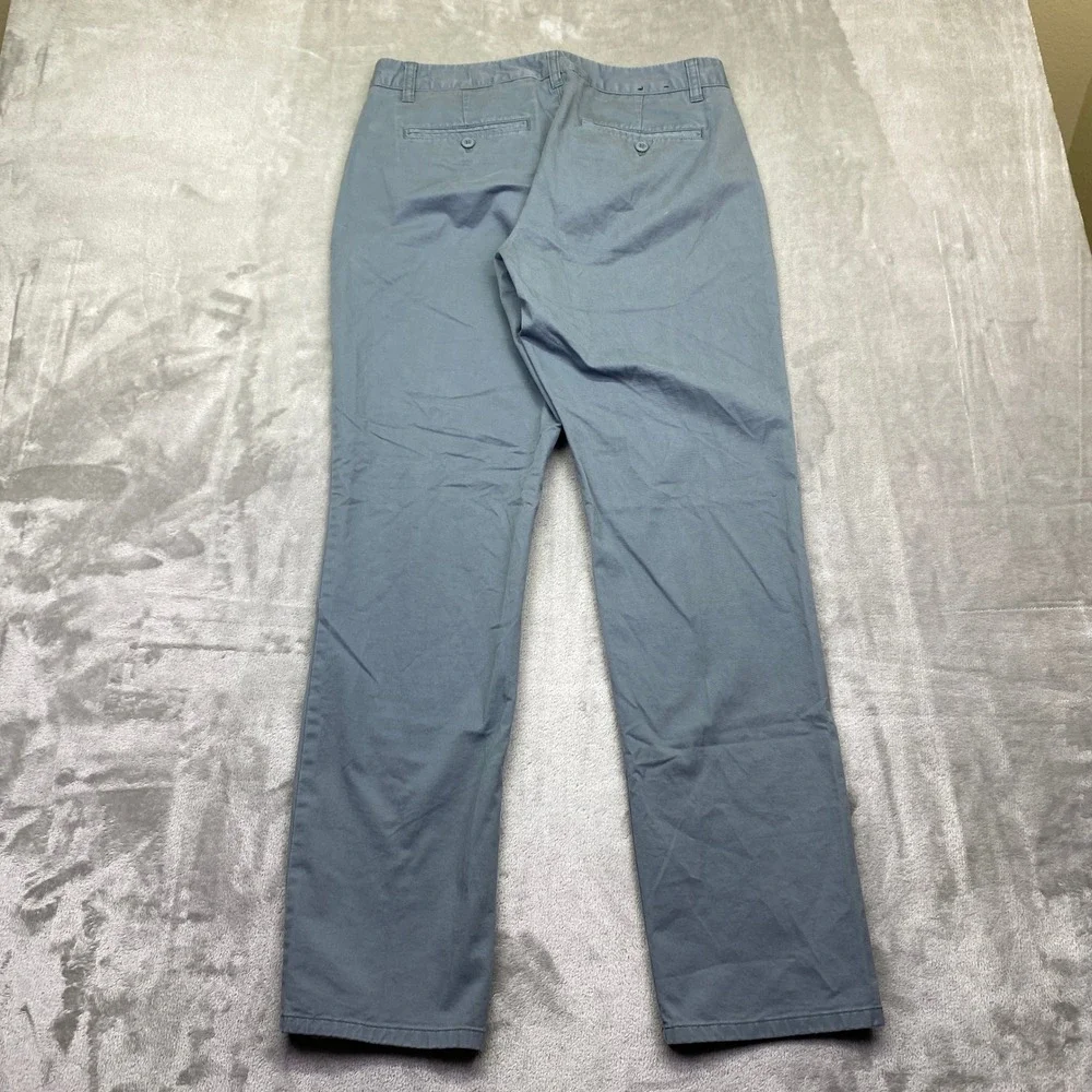 Bonobos‎ Washed Chino Slim Fit Pants Blue Gray Slate 32x32 Mens 1215 Preppy